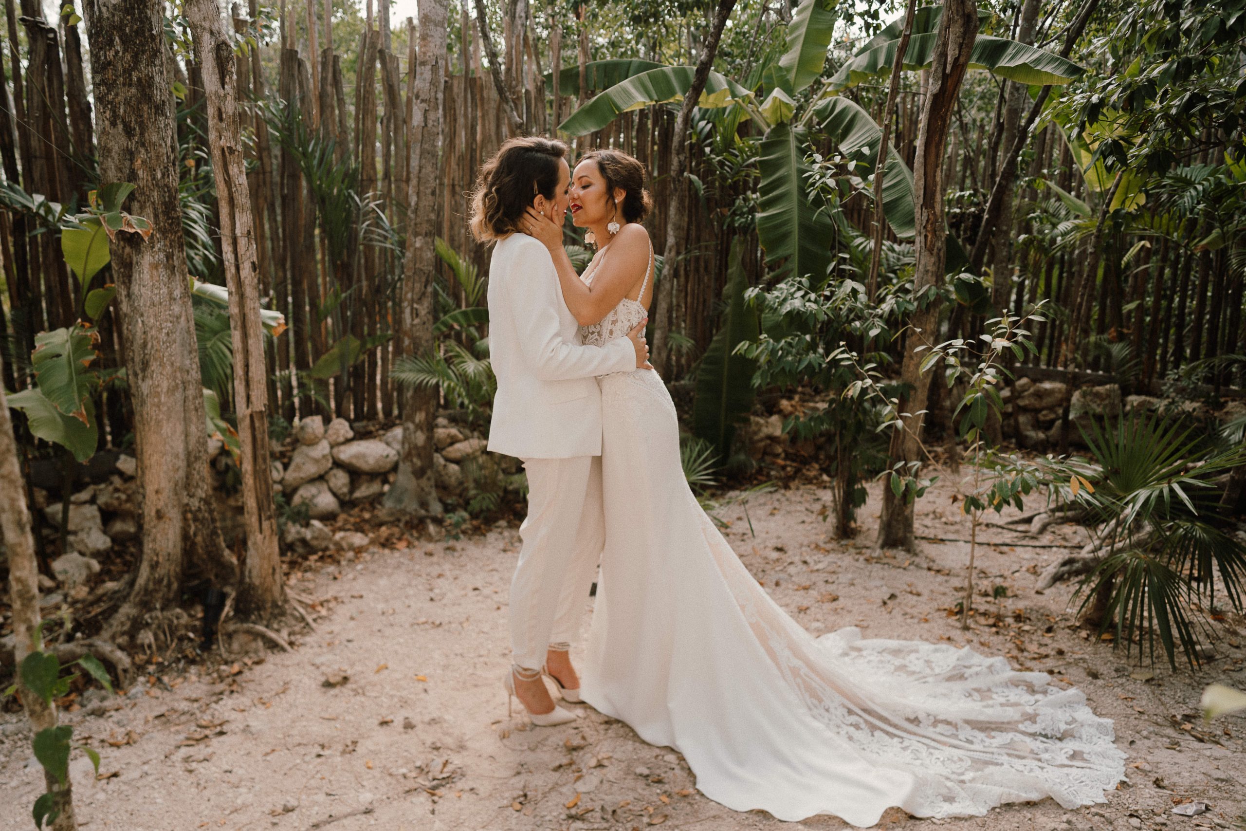 same-sex tulum elopement